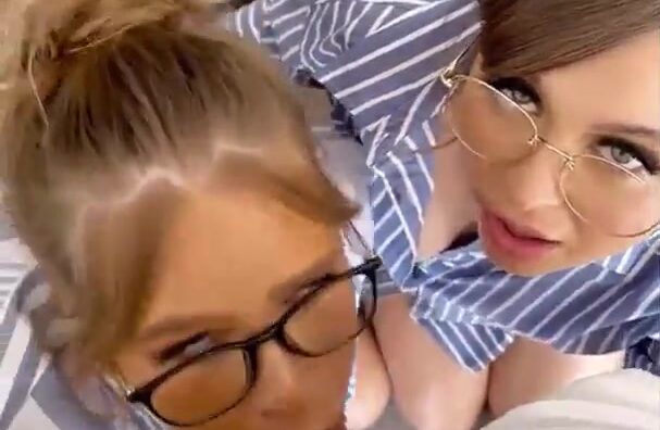 [SexTape] Sky Bri – New Hot Three some with sister Mlem !!!