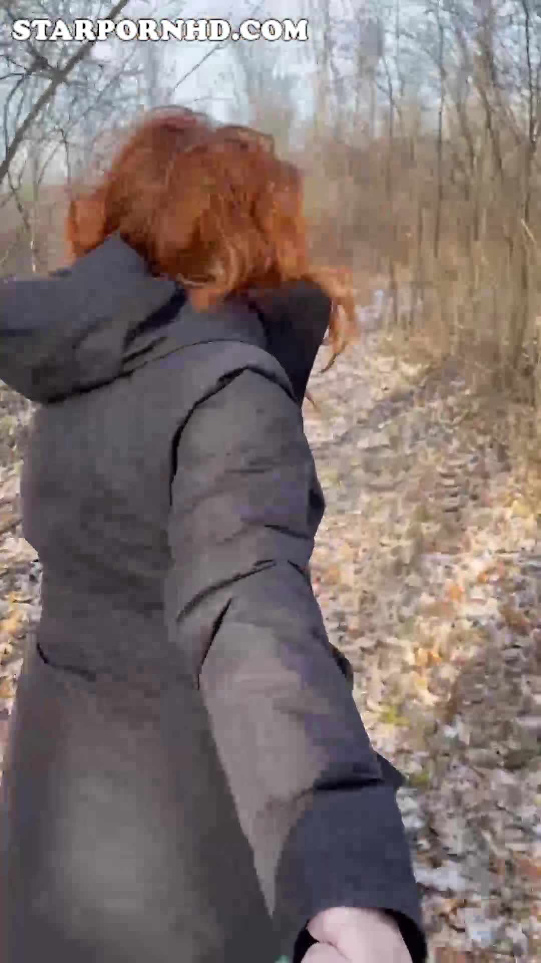 Isla Moon Blowjob in forest – Cum in Mouth [PORNSCENES]