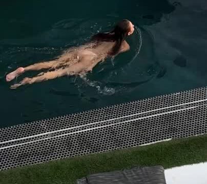 Anna Malygon Nude in Swimming Pool – Naked Video